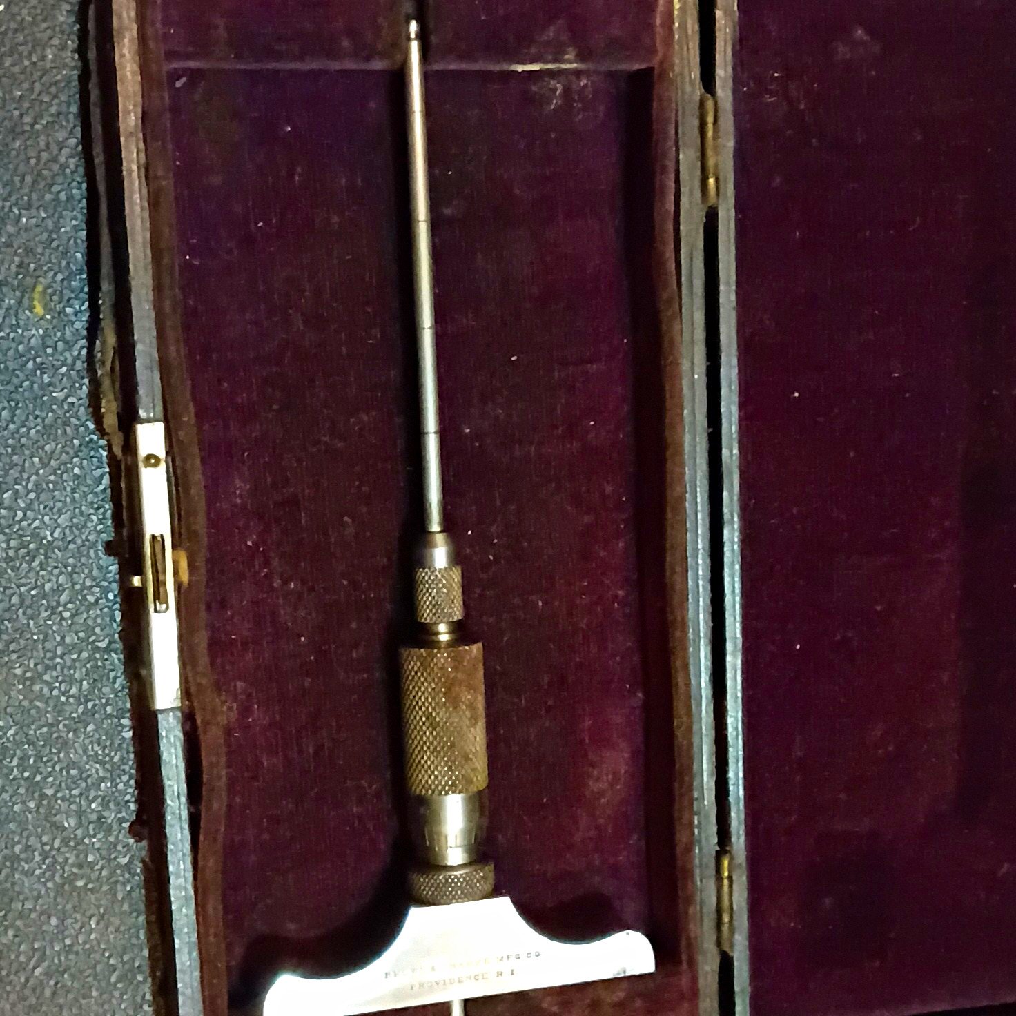Brown & Sharpe Providence R.I. T-Handle Machining Tool with Case