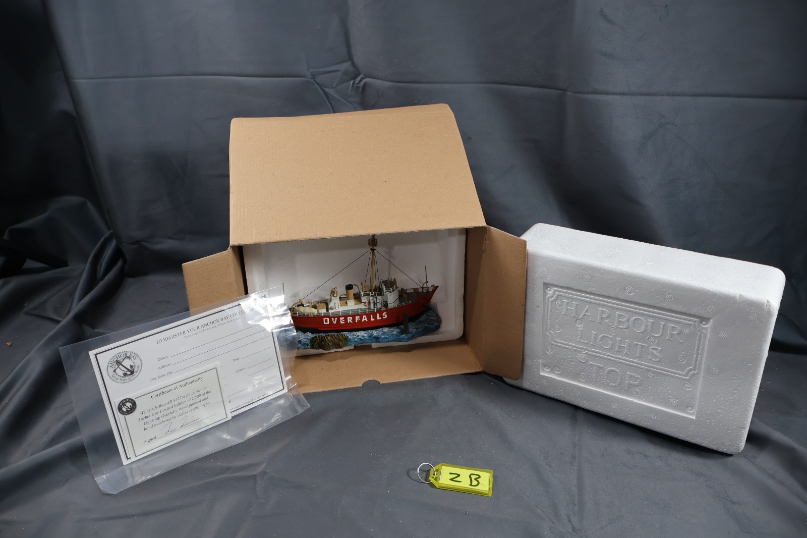Anchor Bay Limited Edition Handcrafted Overfalls AB122 with Display Stand & Box Anchor Bay Limited Edition Handcrafted Overfalls AB122 with Display Stand & Box