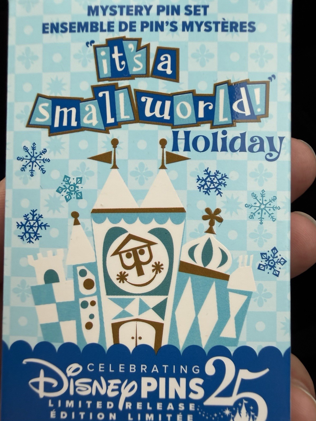 Disney 2025 It’s A Small World Holiday Mystery Pin Box *2 Pins per box*