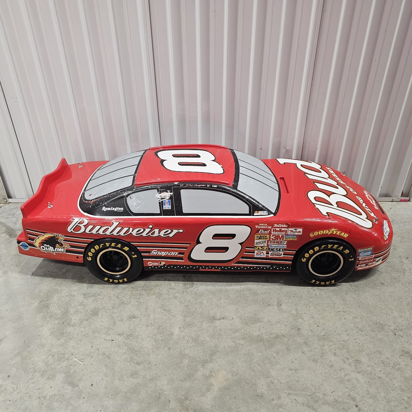 Dale Earnhardt Jr. /Budweiser / NASCAR/  Vintage Race Car 42” Long Display Car