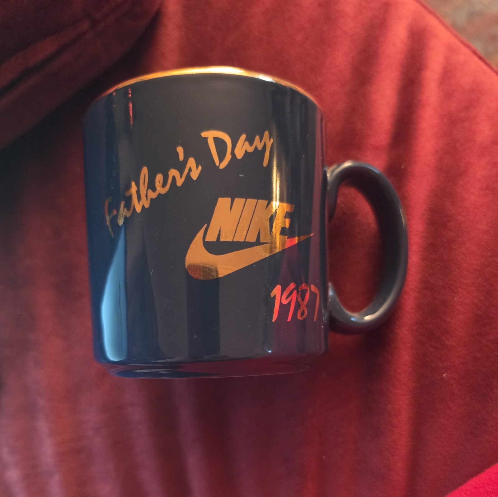 Vintage 1987 Nike Logo coffee mug/Father\'s Day made in England