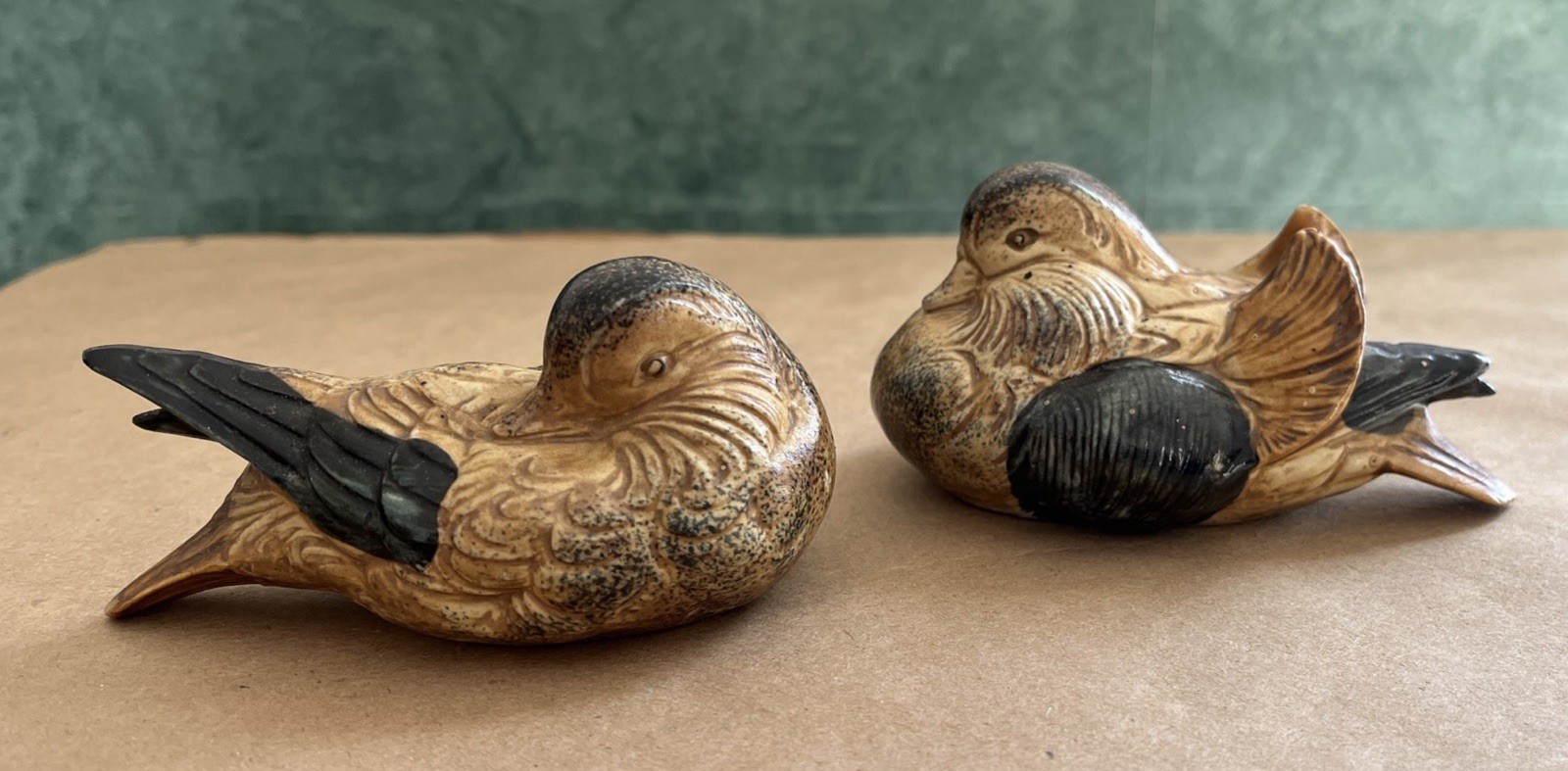 Vintage OMC japan Bird Figurines