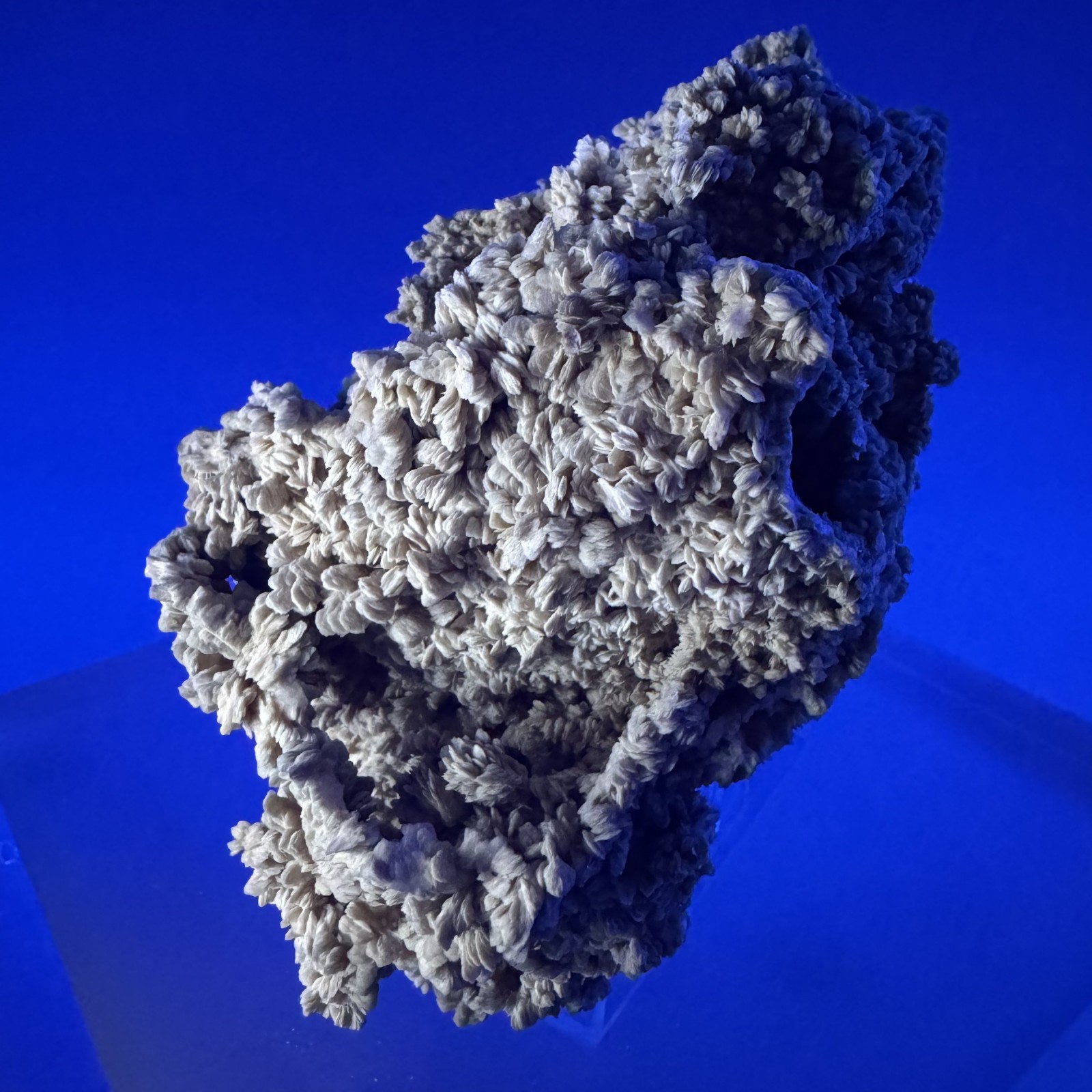 Superb Large Fluorescent & Phosphorescent Baryte Crystal Group: Lubin, Poland