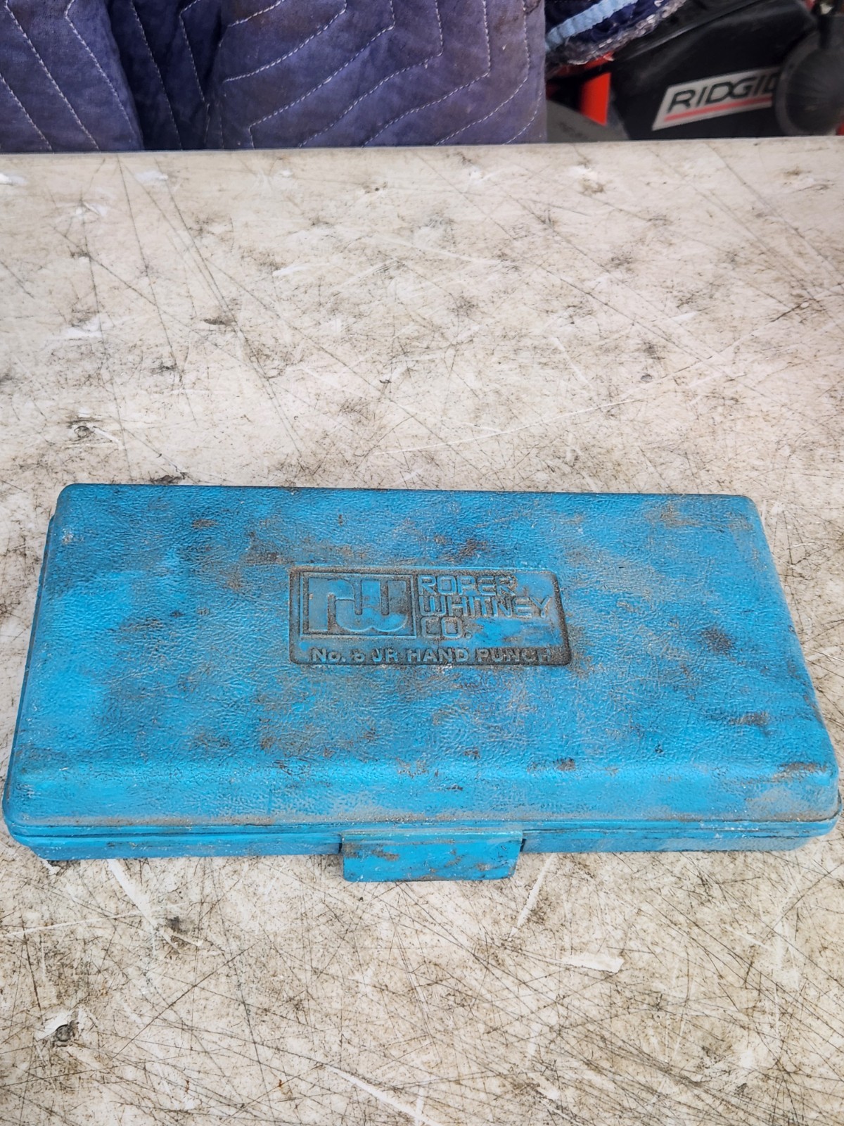 VINTAGE ROPER WHITNEY PUNCH No. 5 Jr. WITH CASE