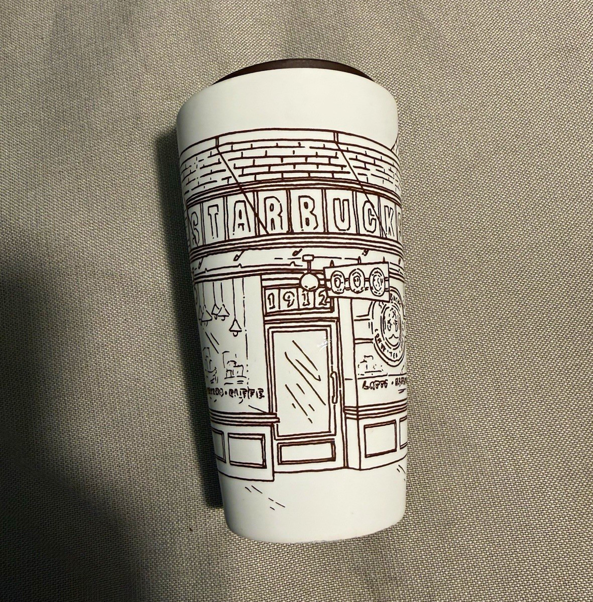 Starbucks 1912 Pike Place First Starbucks Store 12 oz Coffee & Tea Tumbler
