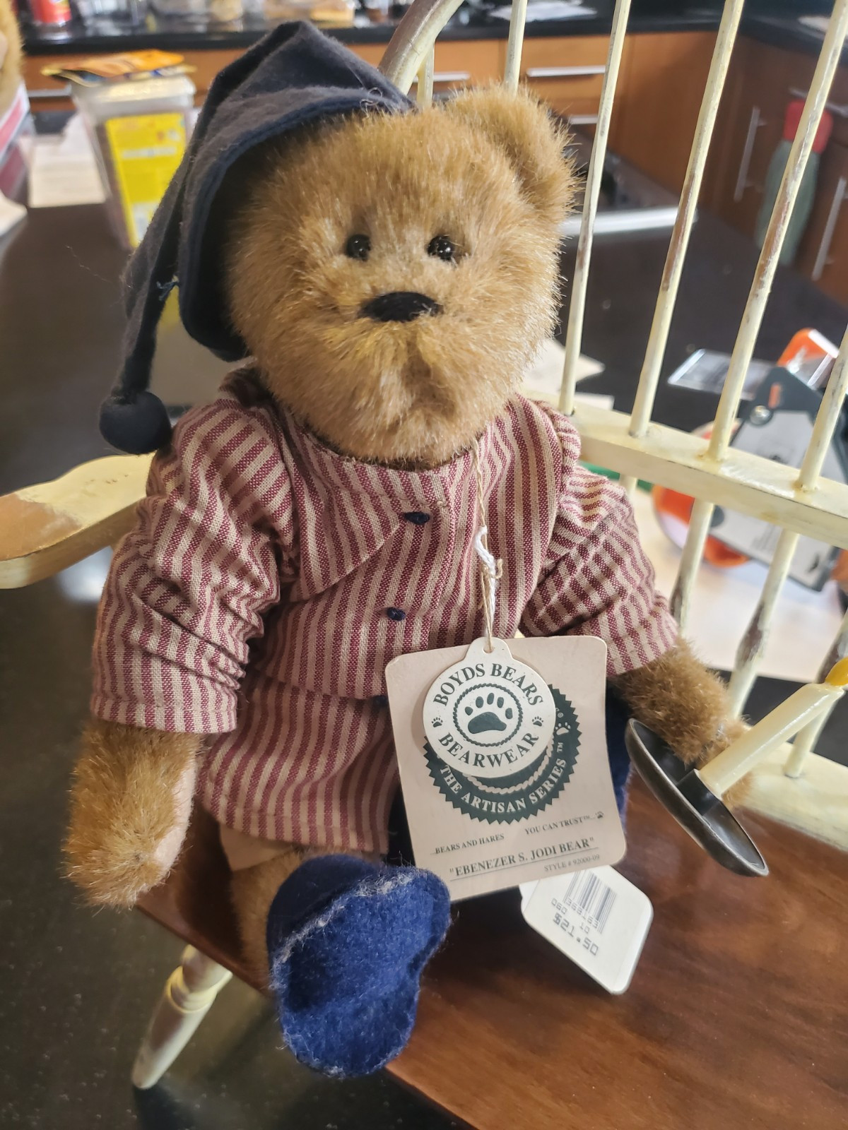 Boyds Bear Plush - Ebenezer S Jodibear 9 Boyds Bear Plush - Ebenezer S Jodibear 9