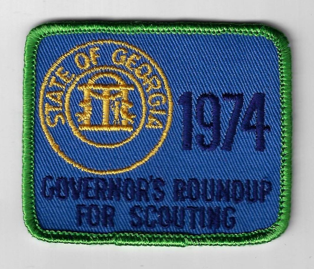 1974 Governor\'s Roundup for Scouting State of Georgia GRN Bdr. [Q1690]