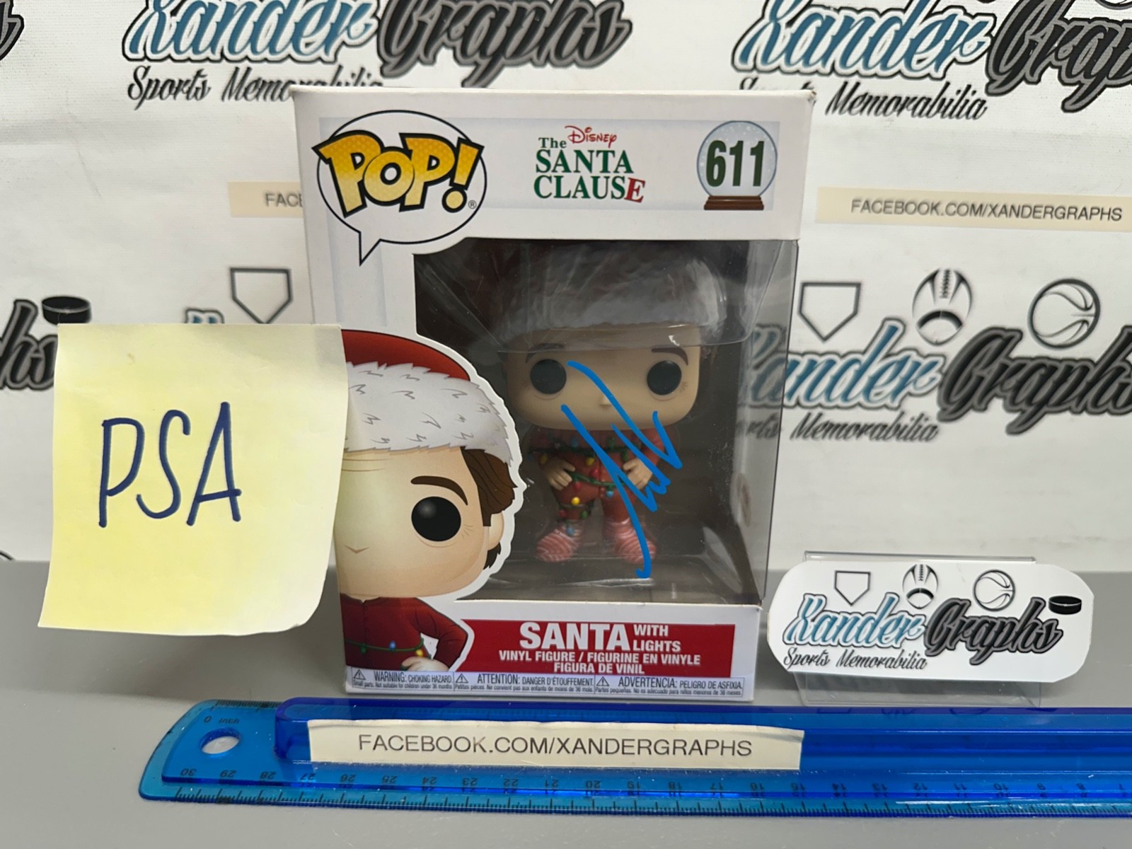 TIM ALLEN SANTA CLAUSE 611 BUZZ LIGHTYEAR SIGNED AUTOGRAPHED FUNKO POP-PSA COA