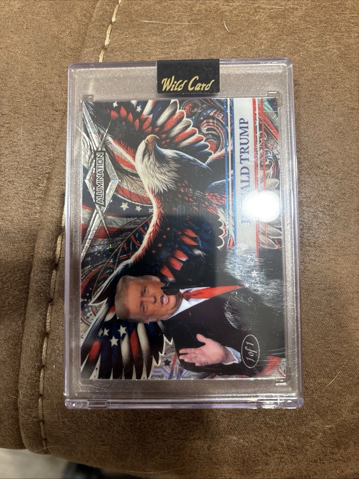 Wild Card One of One Alumnation Donald Trump US Presidents Trading Card