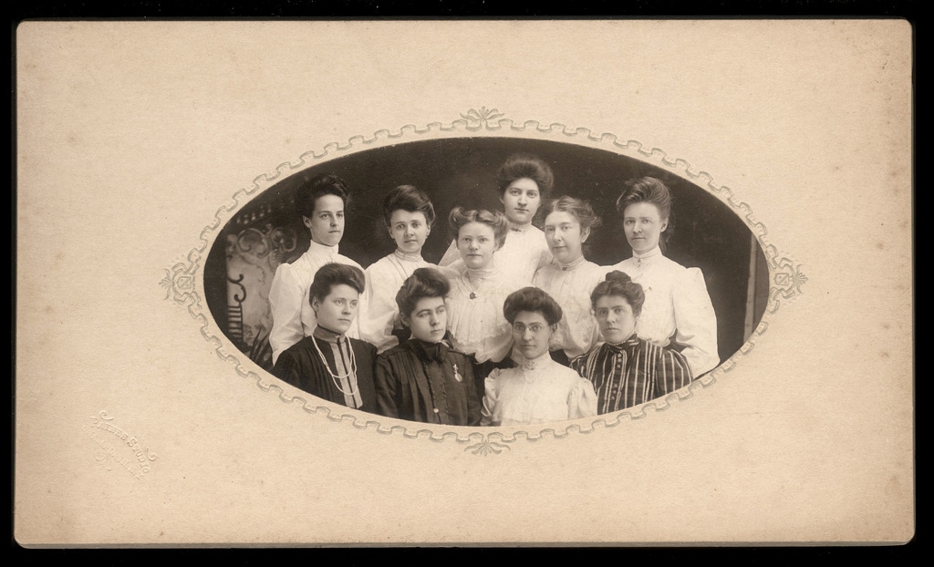 c1906 Group Photo Bosworth Stenbarge Lockwood Henderson McCowel Bedell Champlain
