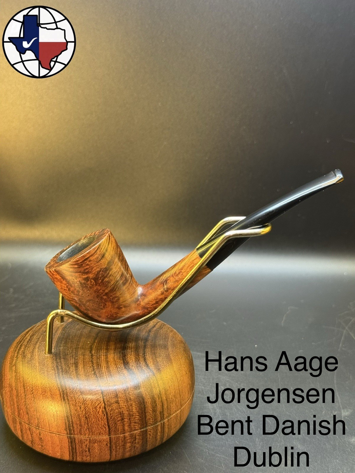 Vintage Hans Aage Jorgensen Bent Danish Dublin Tobacco Pipe