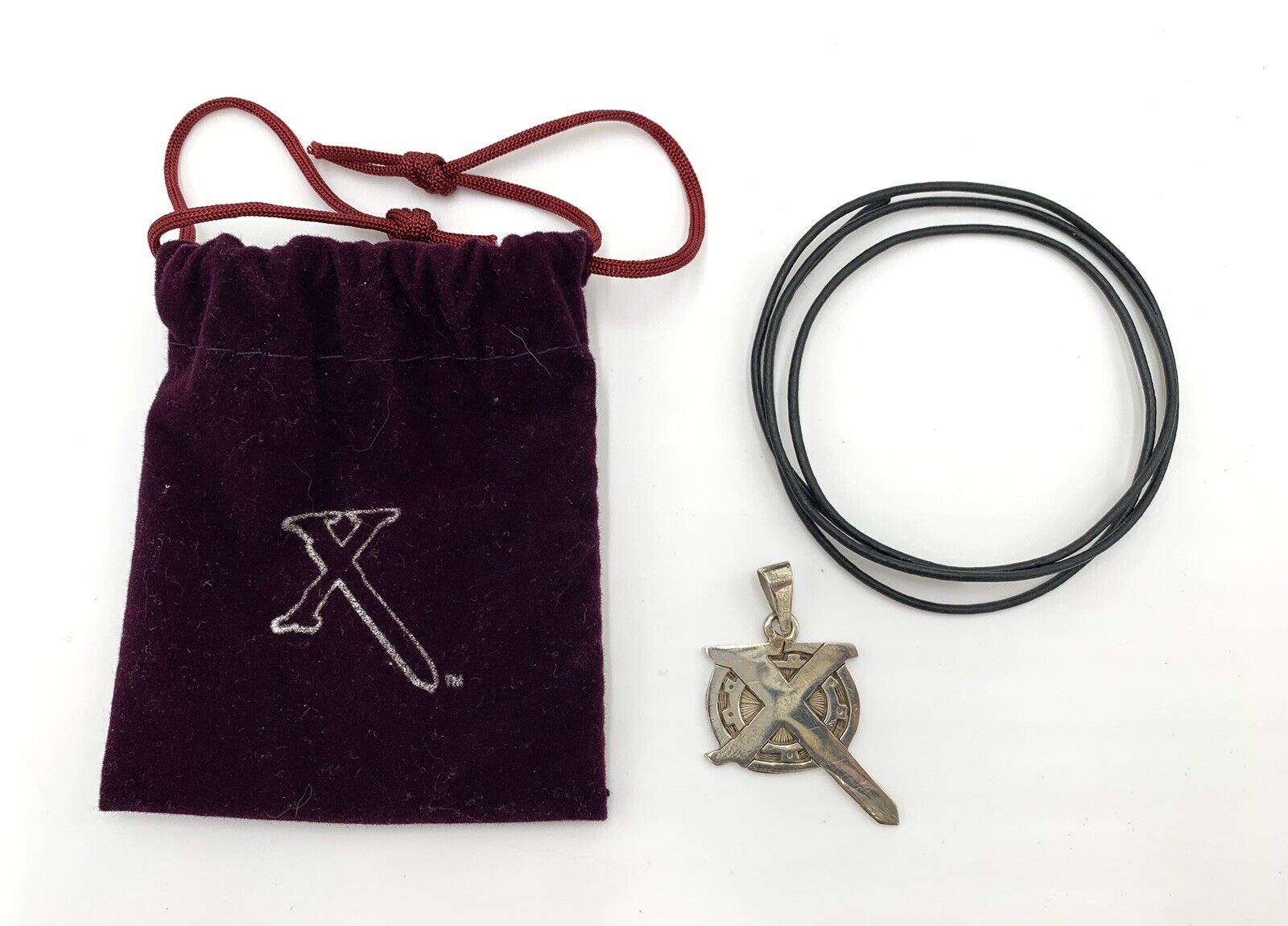 Vintage Xena Warrior Princess Chakram Sword Pendant Necklace - Official Product