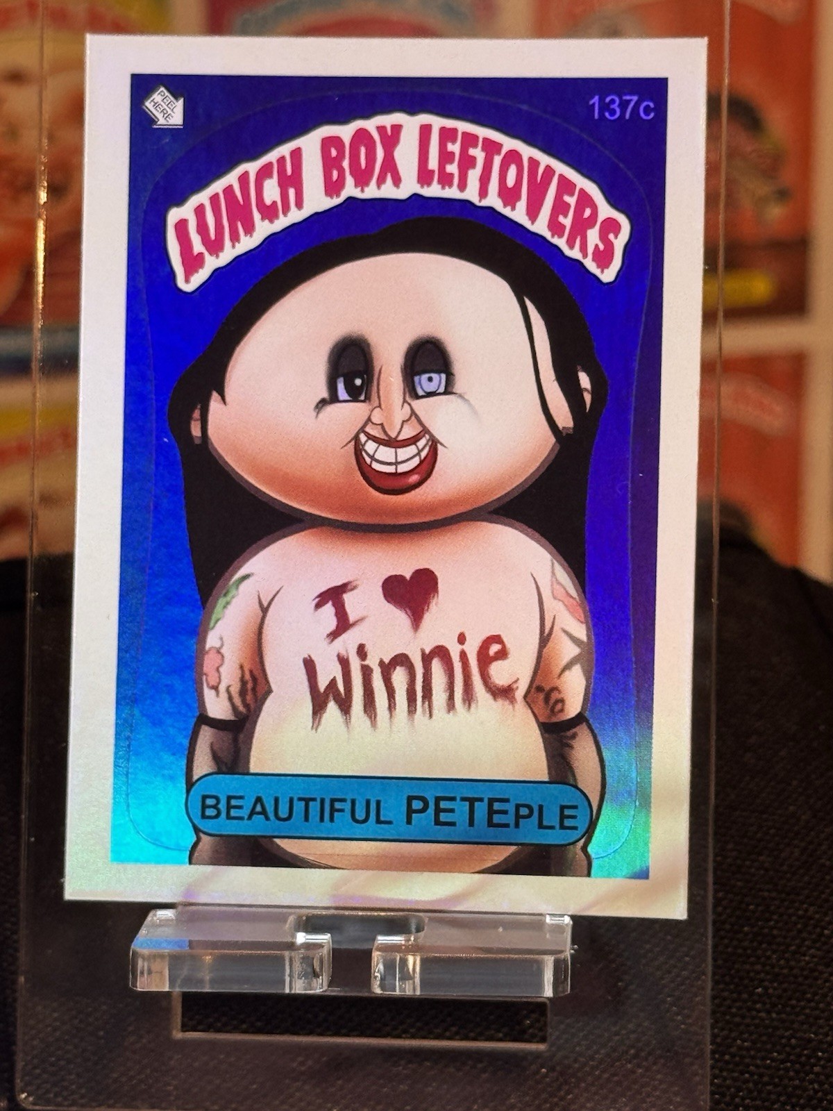 2026 Lunch Box Leftovers #137c BEAUTIFUL PETEPLE Rainbow Foil 16th Series Insert