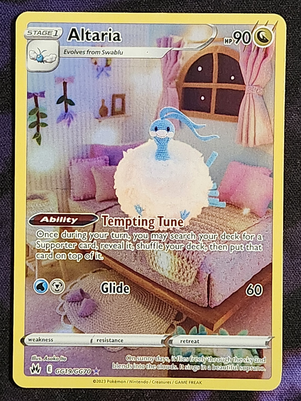 Pokemon Altaria GG19/GG70 Crown Zenith CRZ