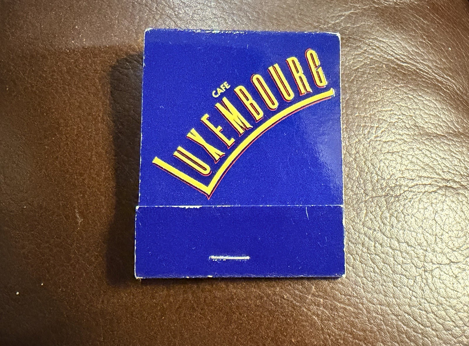 Cafe Luxembourg, New York City, Full Unstruck Matchbook