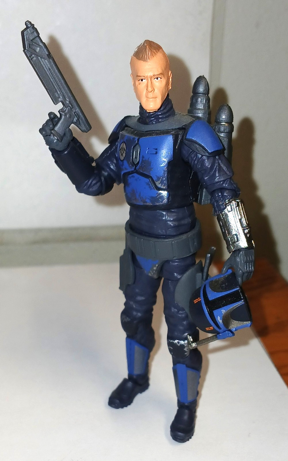 STAR WARS VINTAGE COLLECTION CW MANDALORIAN DEATH WATCH AIRBORNE TROOPER CUSTOM