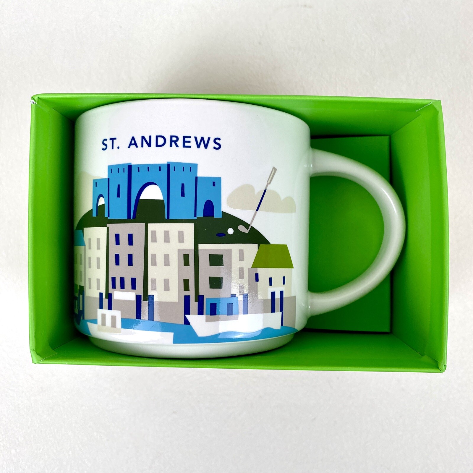 Starbucks ST. ANDREWS You Are Here Mug NEW IN BOX US Seller Golf Castle Fife Starbucks ST. ANDREWS You Are Here Mug NEW IN BOX US Seller Golf Castle Fife