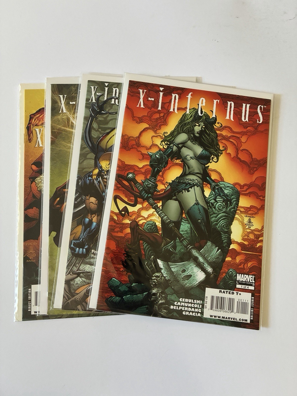 X-Infernus 1 2 3 4 Lot Near Mint Nm 2009 Marvel 