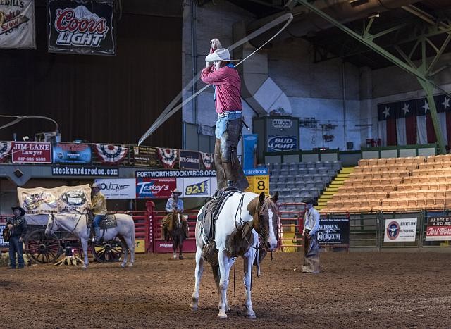 Fort Worth Texas 2014 Pawnee Bill�s Wild West Show Cowtown Coliseum Scene