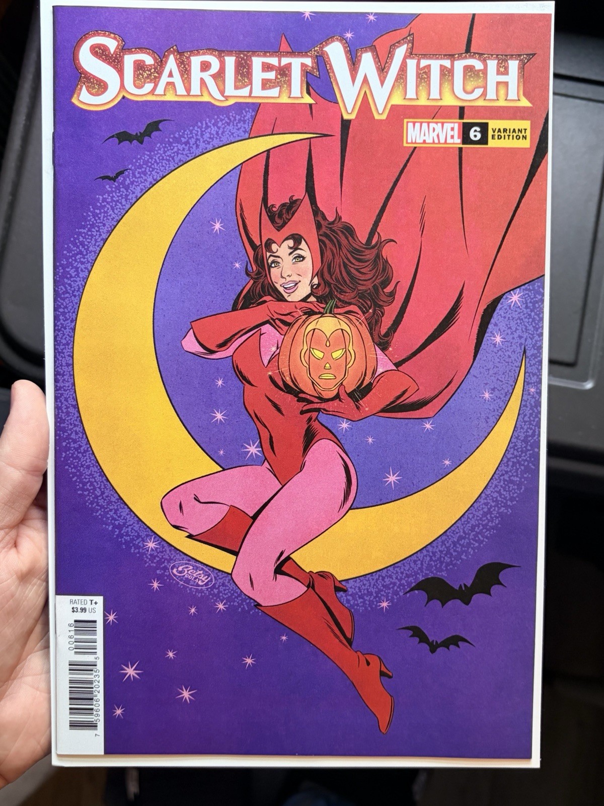 🎃 Scarlet Witch #6 Betsy Cola (Marvel Comics September 2023) Halloween Cover NM