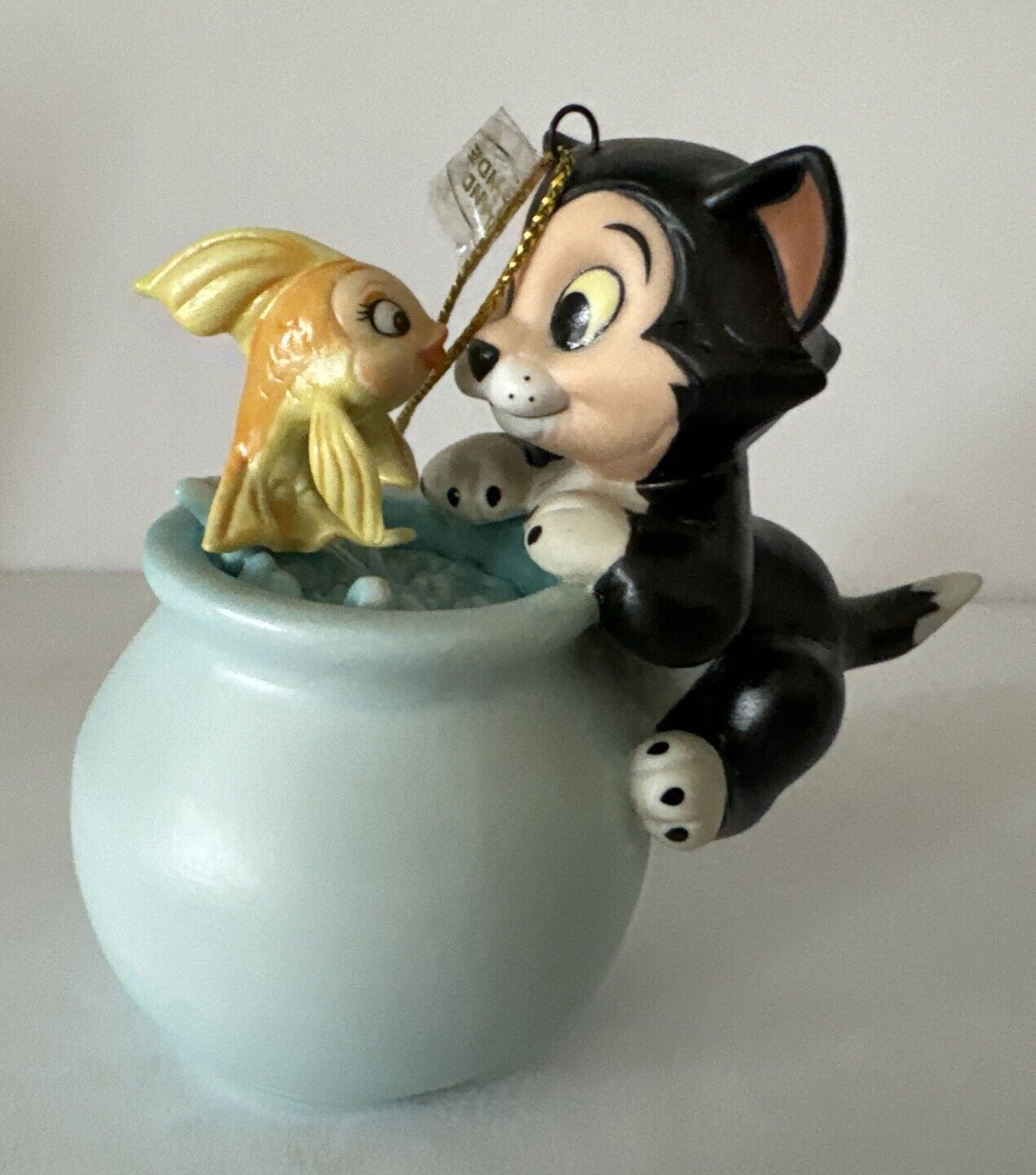 WDCC Pinocchio Figaro & Cleo Purrfect Kiss Ornament Original Box & COA 2001