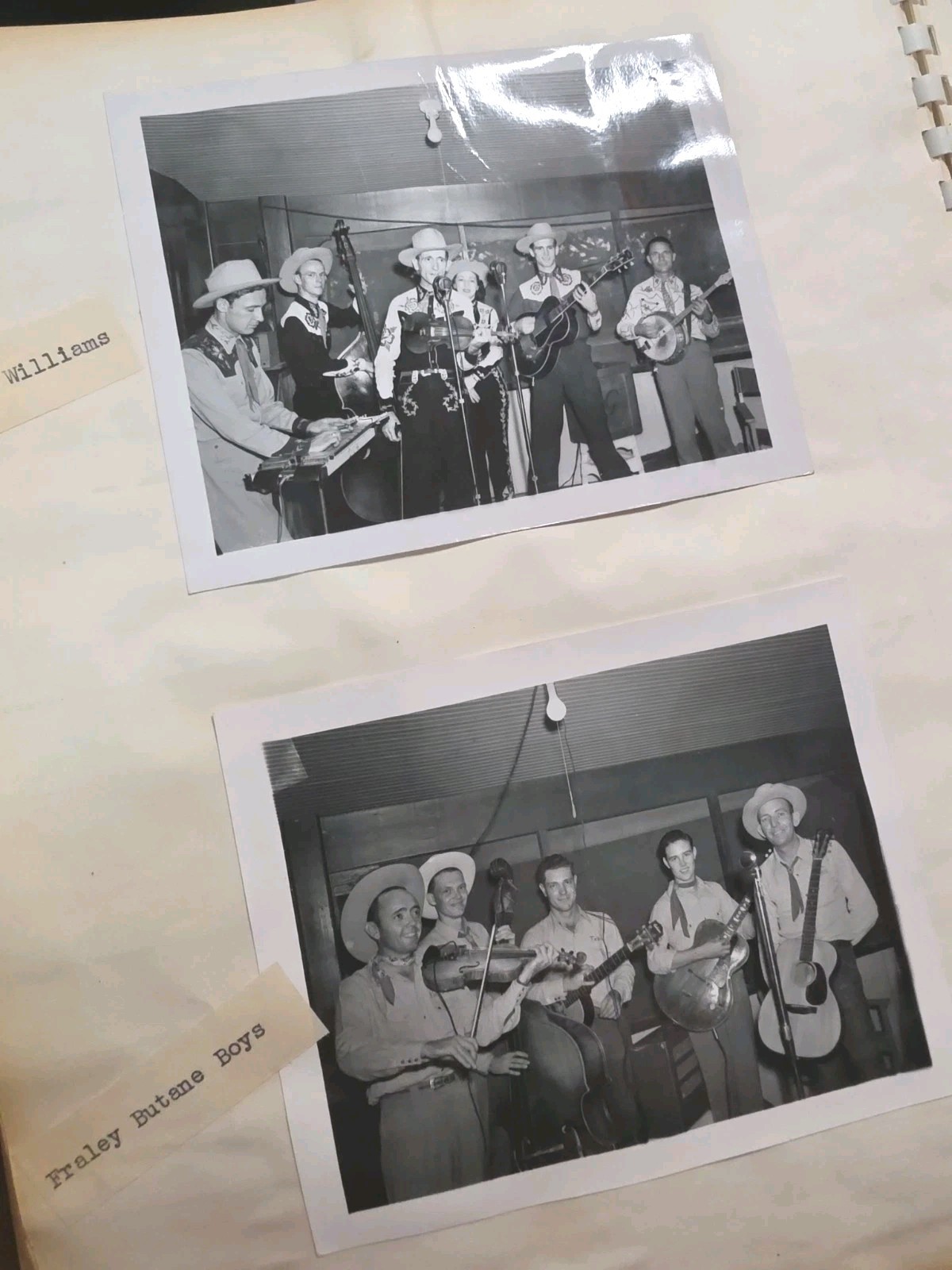 Vintage 1949 Abilene Texas Insurance Executive Party Album Photos. Music Group 