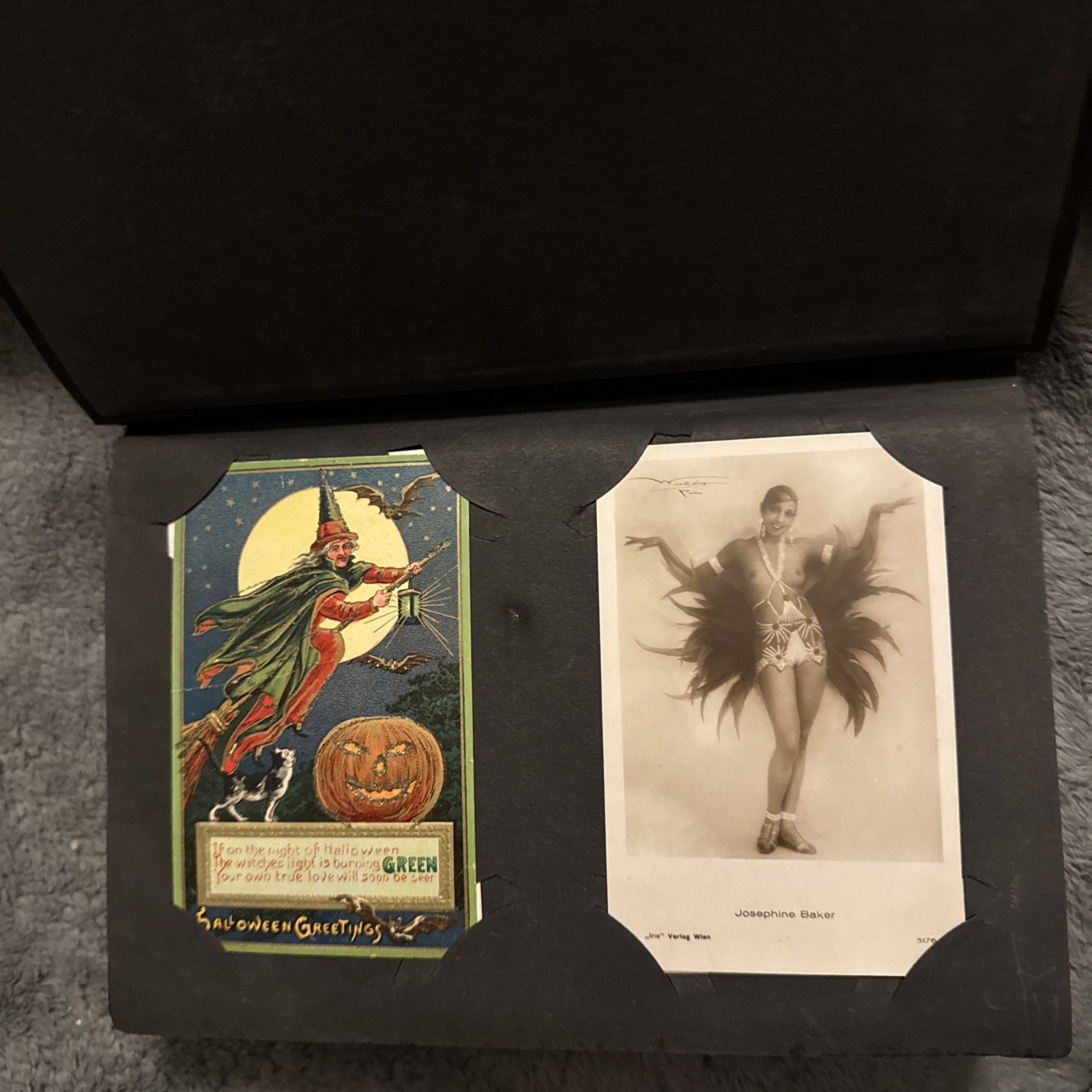 200 + Postcards Antique Album Jo Baker Titanic 16 Halloween Trick Mirror Leather 200 + Postcards Antique Album Jo Baker Titanic 16 Halloween Trick Mirror Leather
