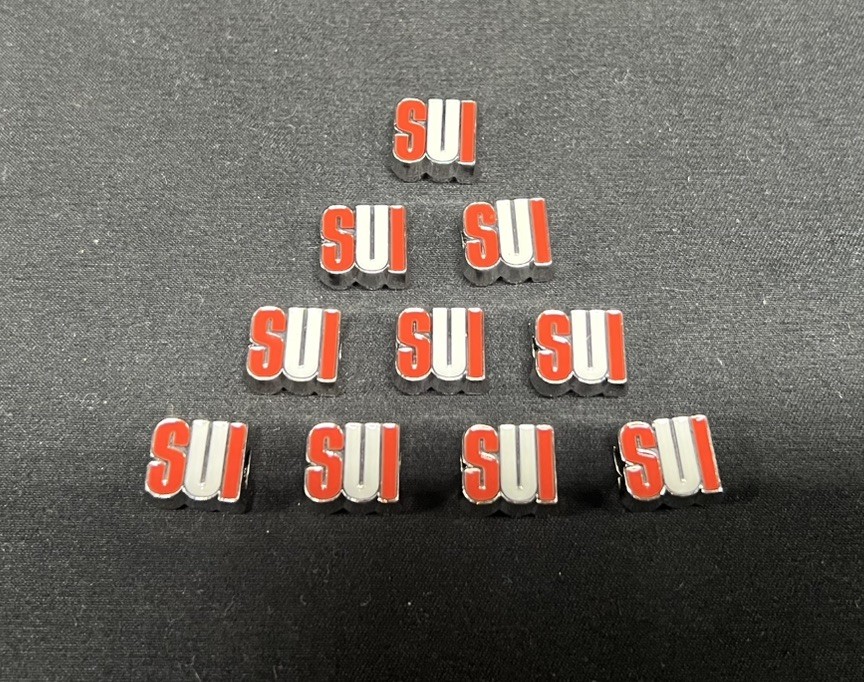 Set Of Ten Switzerland FIFA World Cup Bank Of America Bracelet Charm Bead BOA
