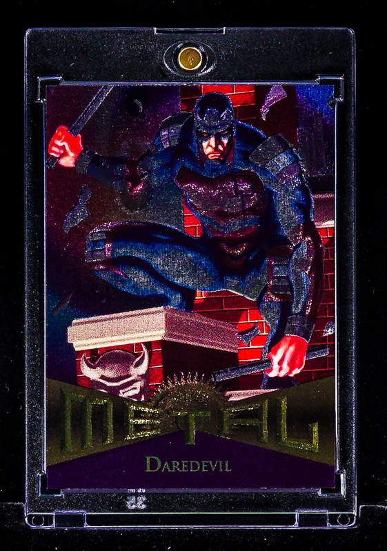 Daredevil RARE METAL FOIL ETCHED CARD Marvel VINTAGE DOOMSDAY