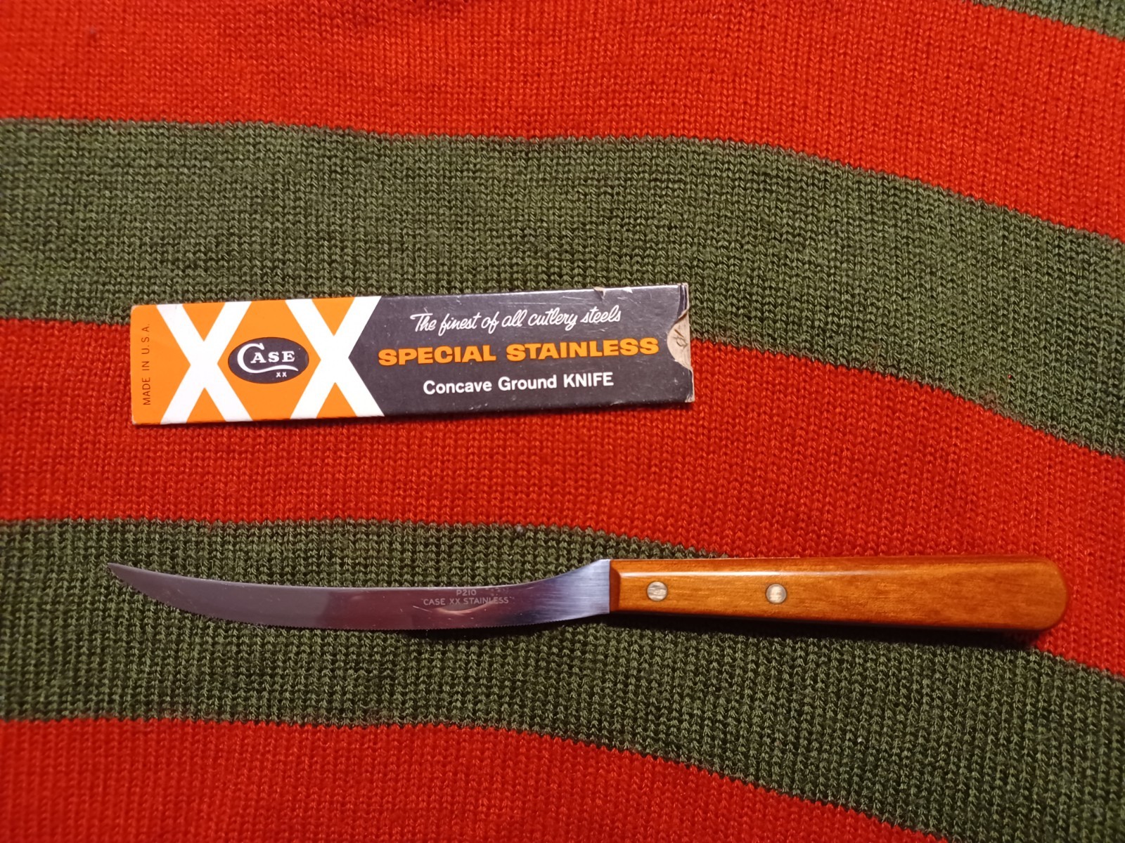 CASE XX P210 Tomato Knife FREDDY KRUEGER Glove Blade