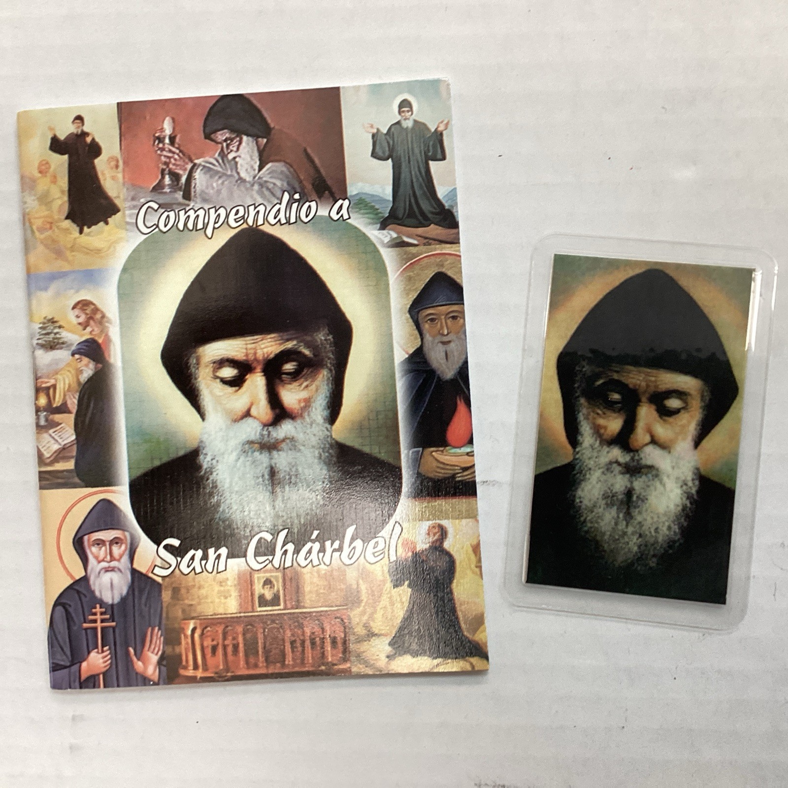 COMPENDIO DE ORACIONES A SAN CHÁRBEL , CORONILLA, PROTECTION PRAYERS & HOLY CARD