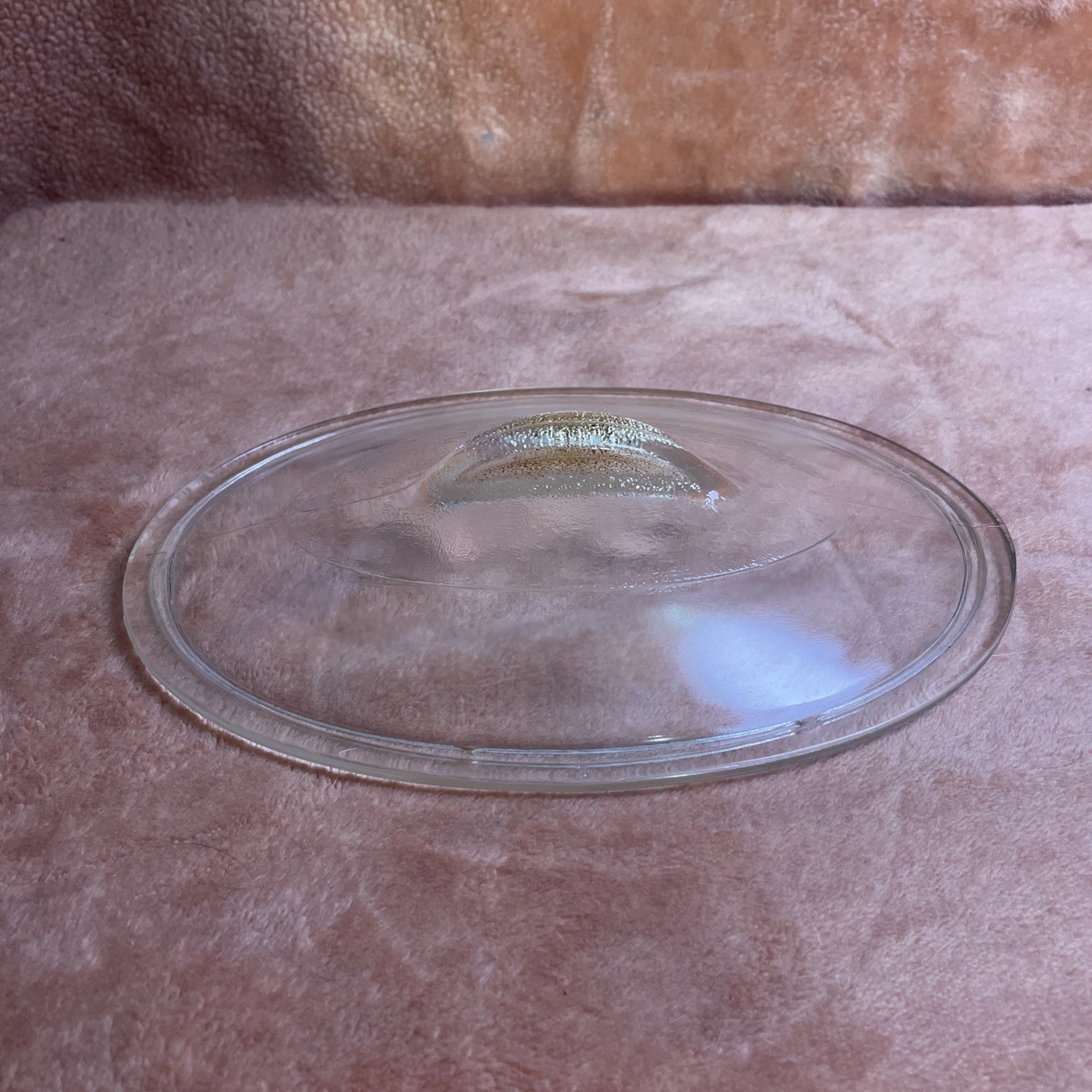 Vintage Glasbake J-2275 Clear Oval Casserole Lid 6\