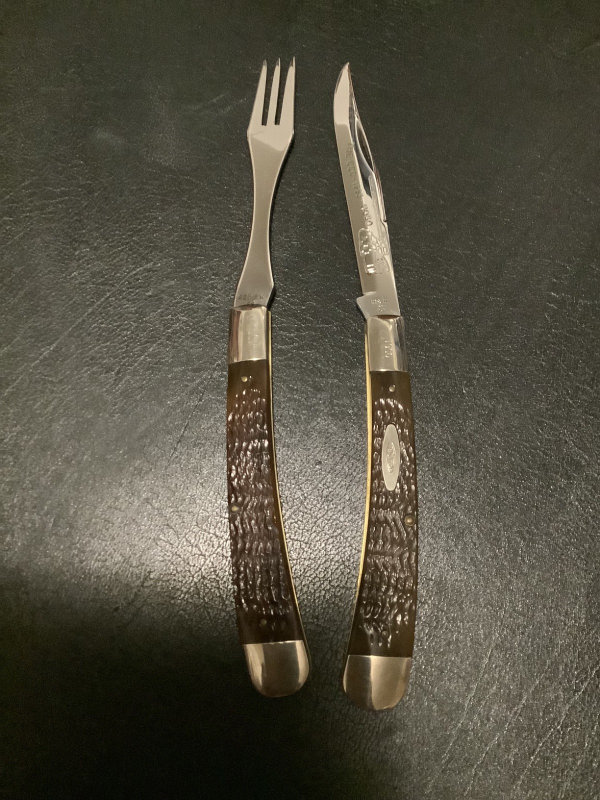 CaseXX 6251FX Hobo Fork and Knife Jigged Bone 1983