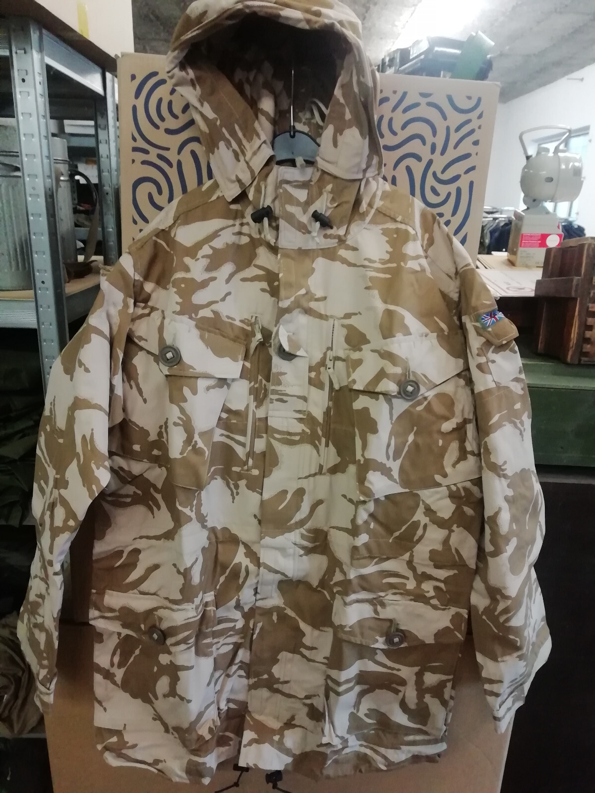 GENUINE BRITISH ARMY JACKET SMOCK PARKA DPM DESERT