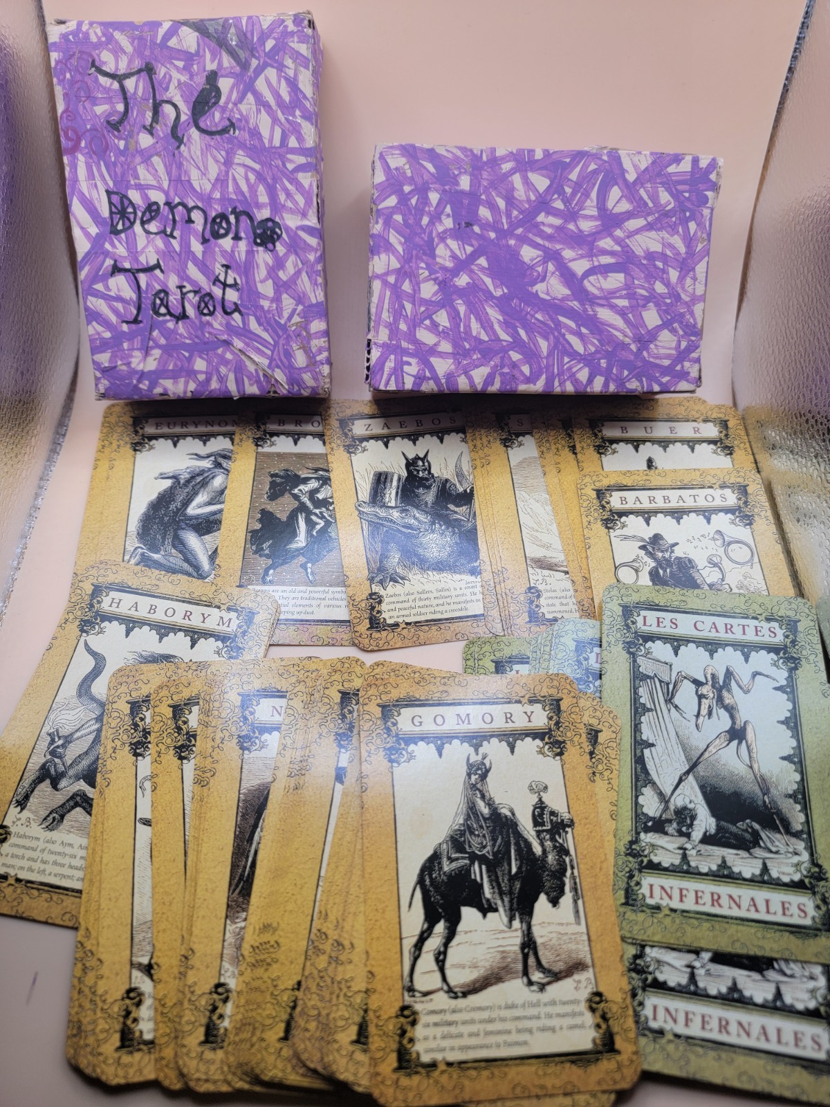 The Daemon Tarot: The Forbidden Wisdom of Infernal By Osborne Card Deck Only