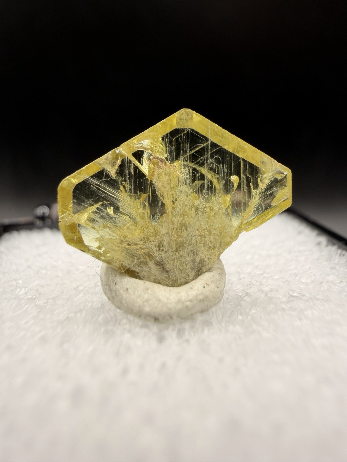 Rare Gem Yellow Chrysoberyl Crystal (Thumbnail) - Alaotra-Mangoro, Madagascar
