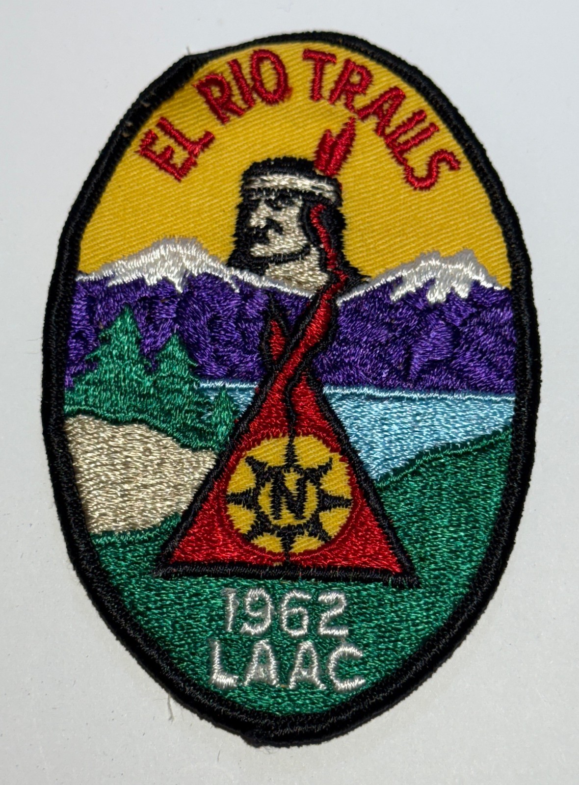 El Rio Trails 1962 Los Angeles Area Council Patch  Boy Scout MX3