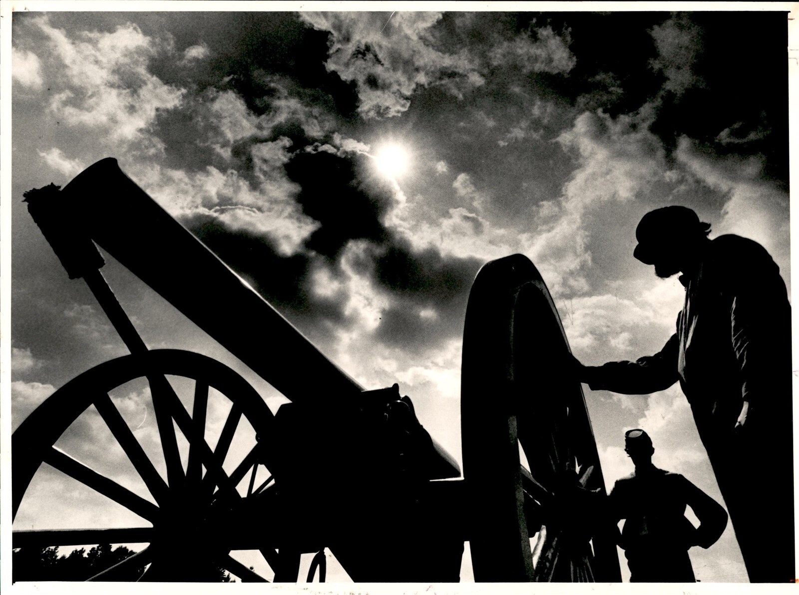 LG72 1986 Original Diedra Laird Photo 22ND GA HEAVY ARTILLERY Cane Creek Park