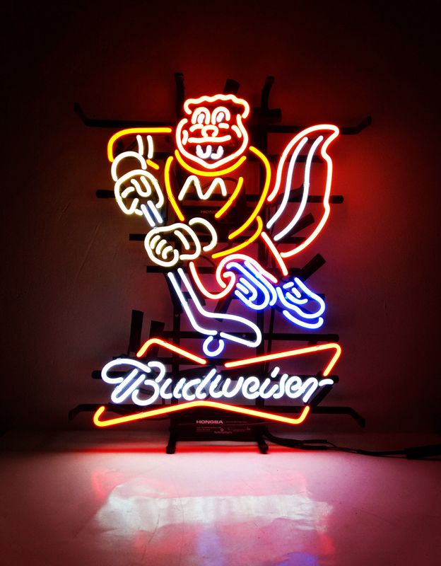 Hockey Handcraft Real Glass Neon Sign Bar Artwork Present Beer Custom 24\