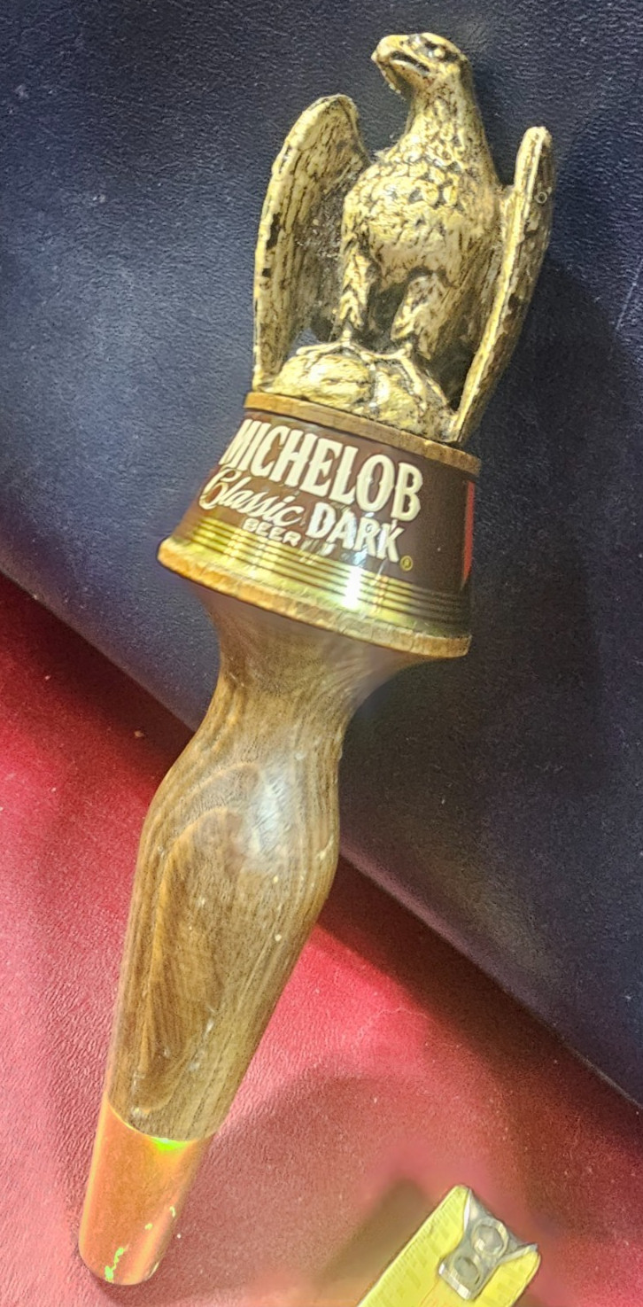Vintage Michelob Classic Dark Eagle Beer Tap Handle
