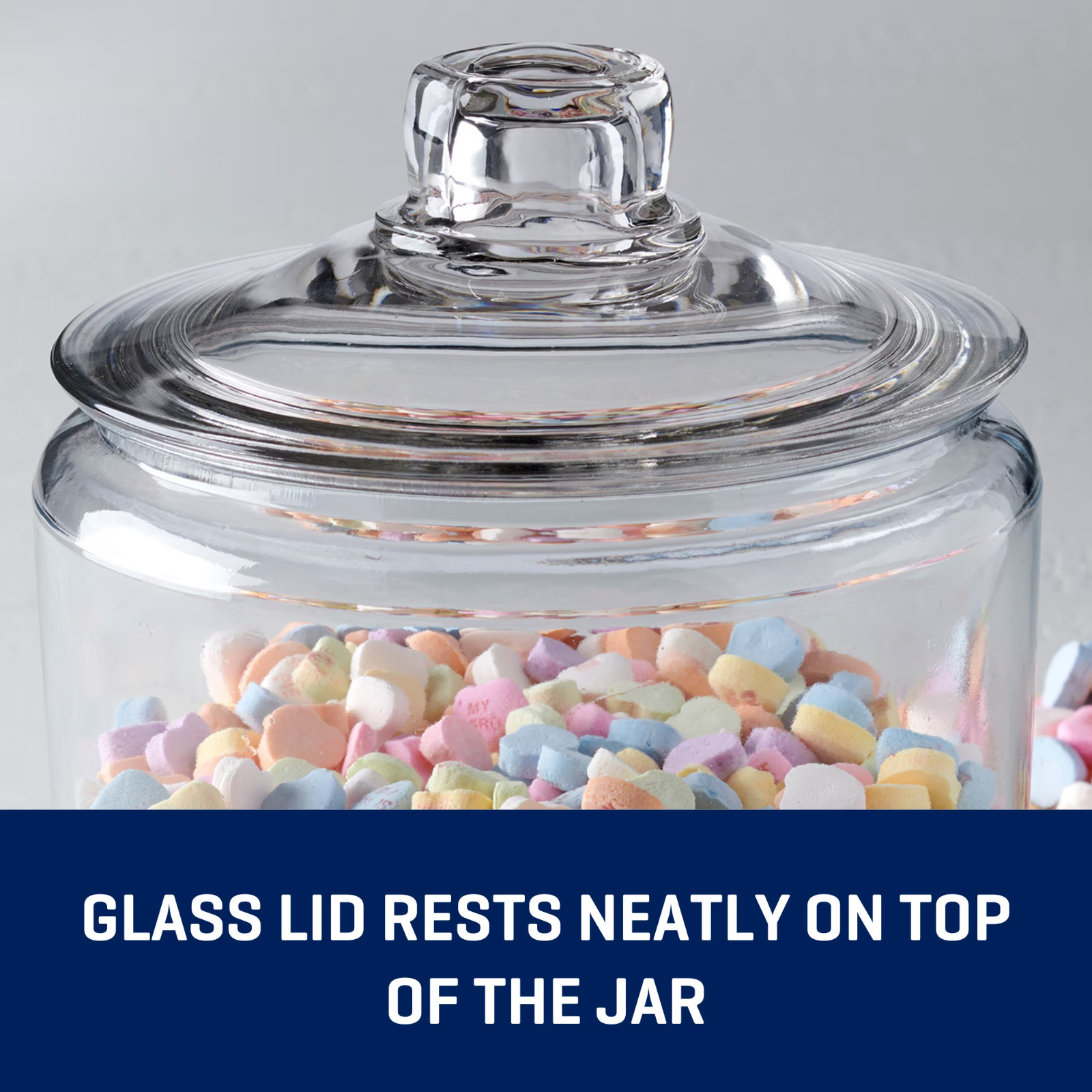 Anchor Hocking Heritage Hill Glass Jar with Lid 1 Gallon Anchor Hocking Heritage Hill Glass Jar with Lid 1 Gallon