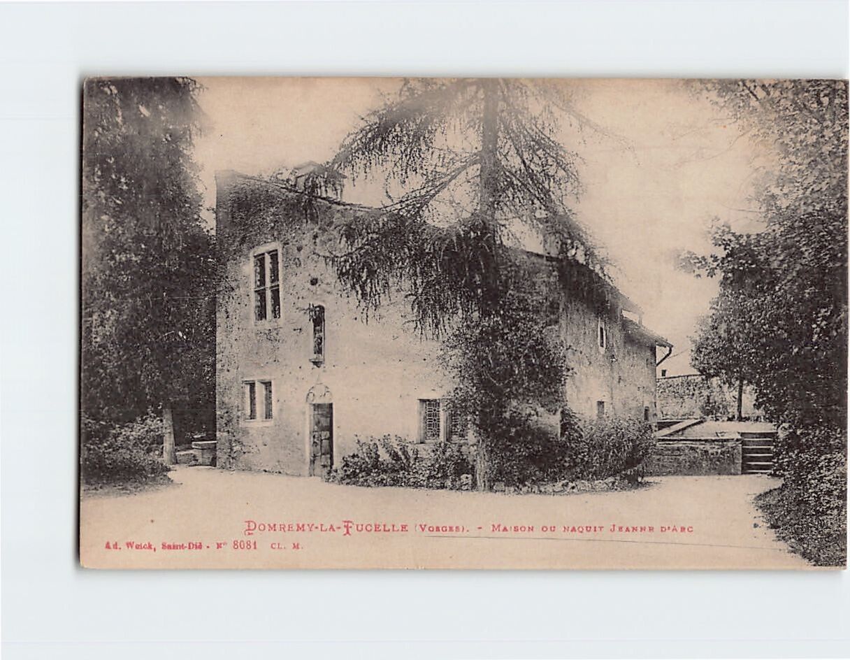 Postcard House of Jeanne D'Arc Domrémy-la-Pucelle France