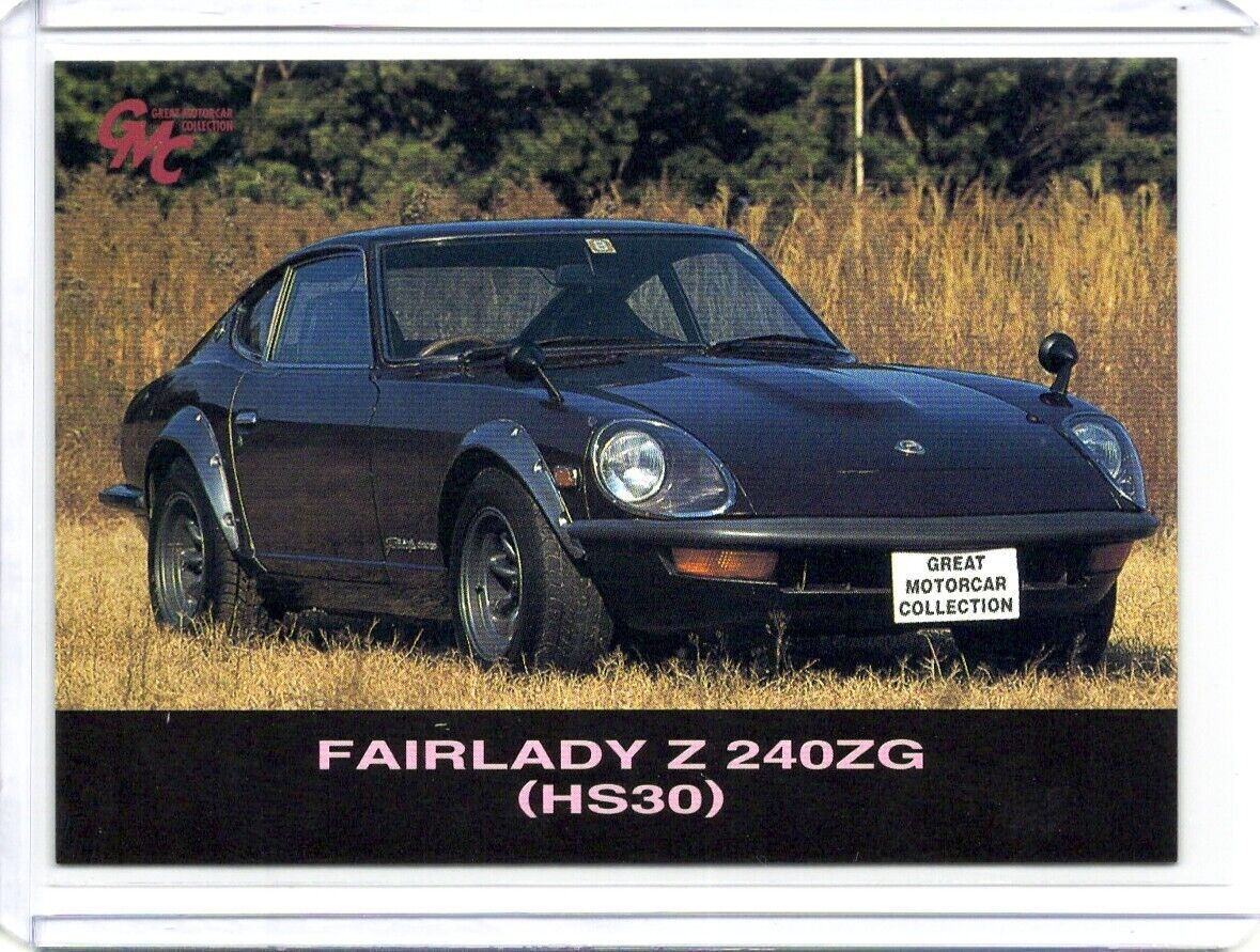 Nissan Fairlady Z 240ZG Motor Car Collection Epoch Trading Card #014 Rare