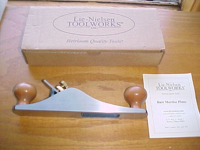 Lie Nielsen No. 40B Butt Mortise Plane with Box   MINT