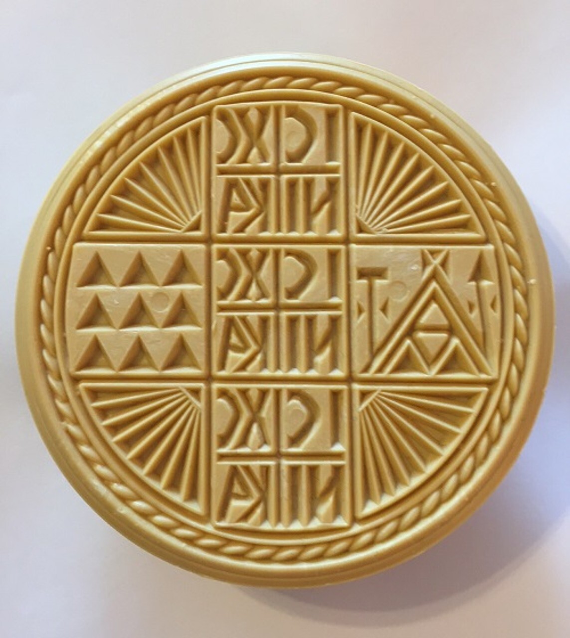 Orthodox Holy Bread Baking Stamp, Prosphora, Prosphoro, Qurban -Plastic 5.5