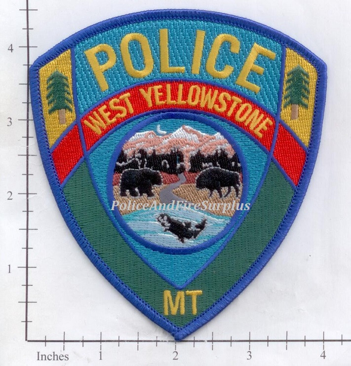 Montana - West Yellowstone MT Police Dept Patch