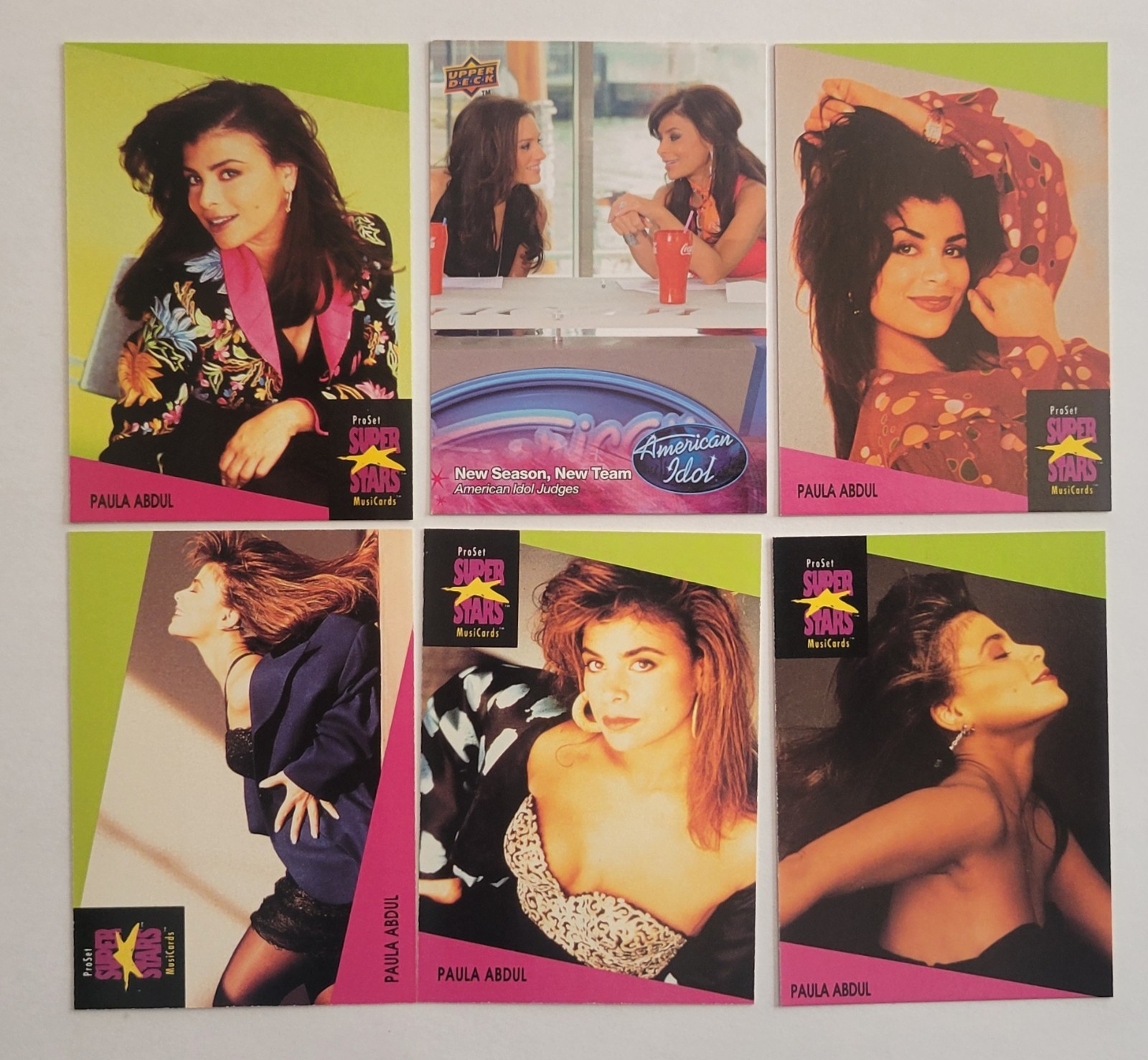Paula Abdul Retro 90\'s  Collector Card Lot