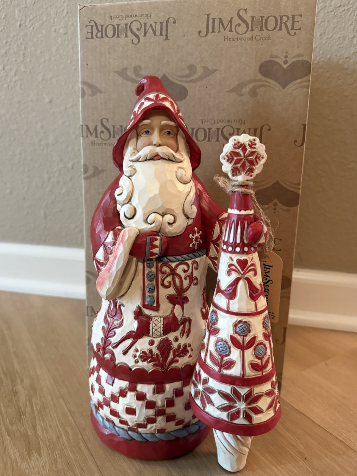 Rare Jim Shore 11” Nordic Noel \