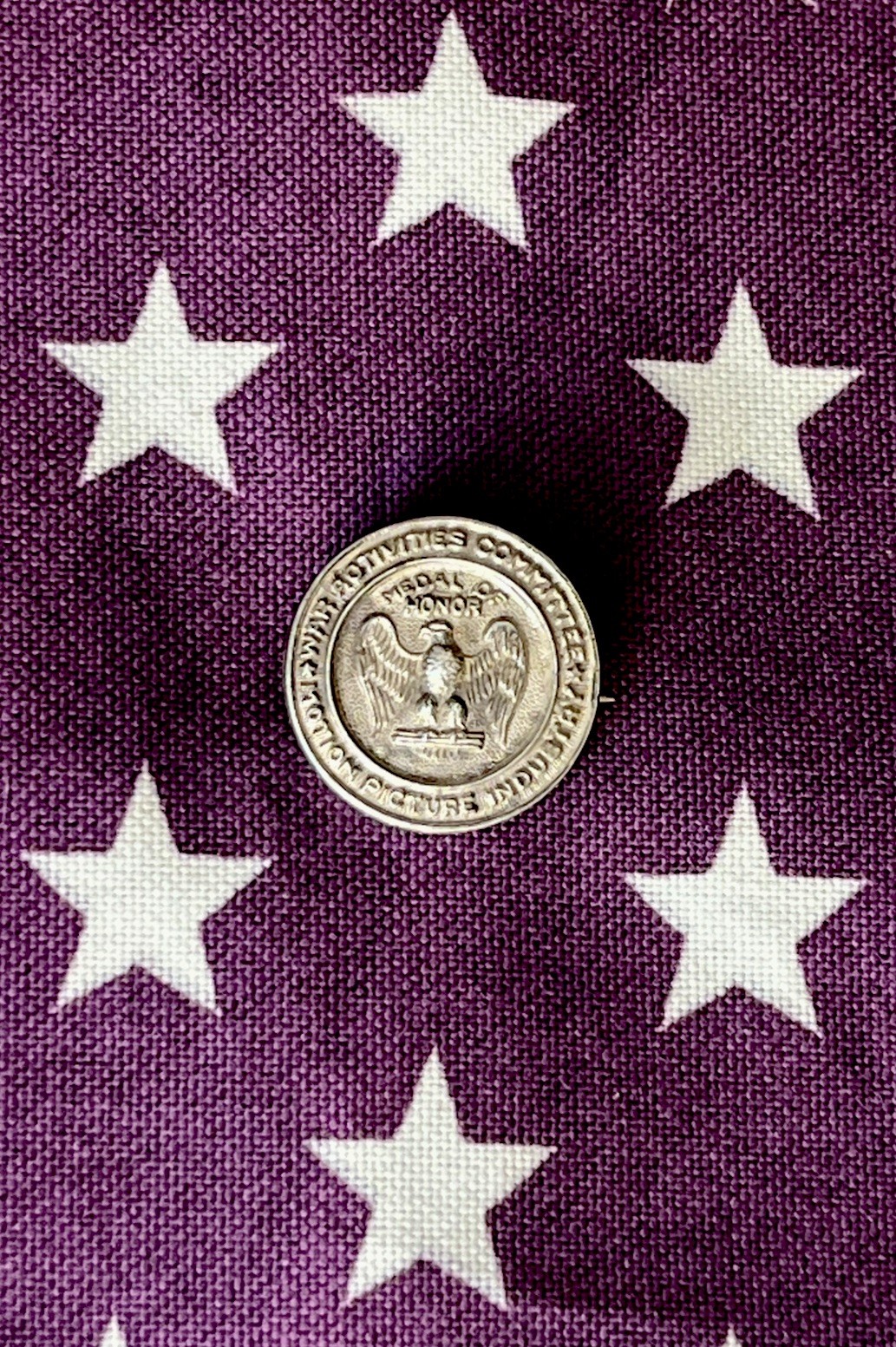 RARE Early WW2 Sterling MEDAL OF HONOR Motion Picture Industry AWESOME SEE PICS