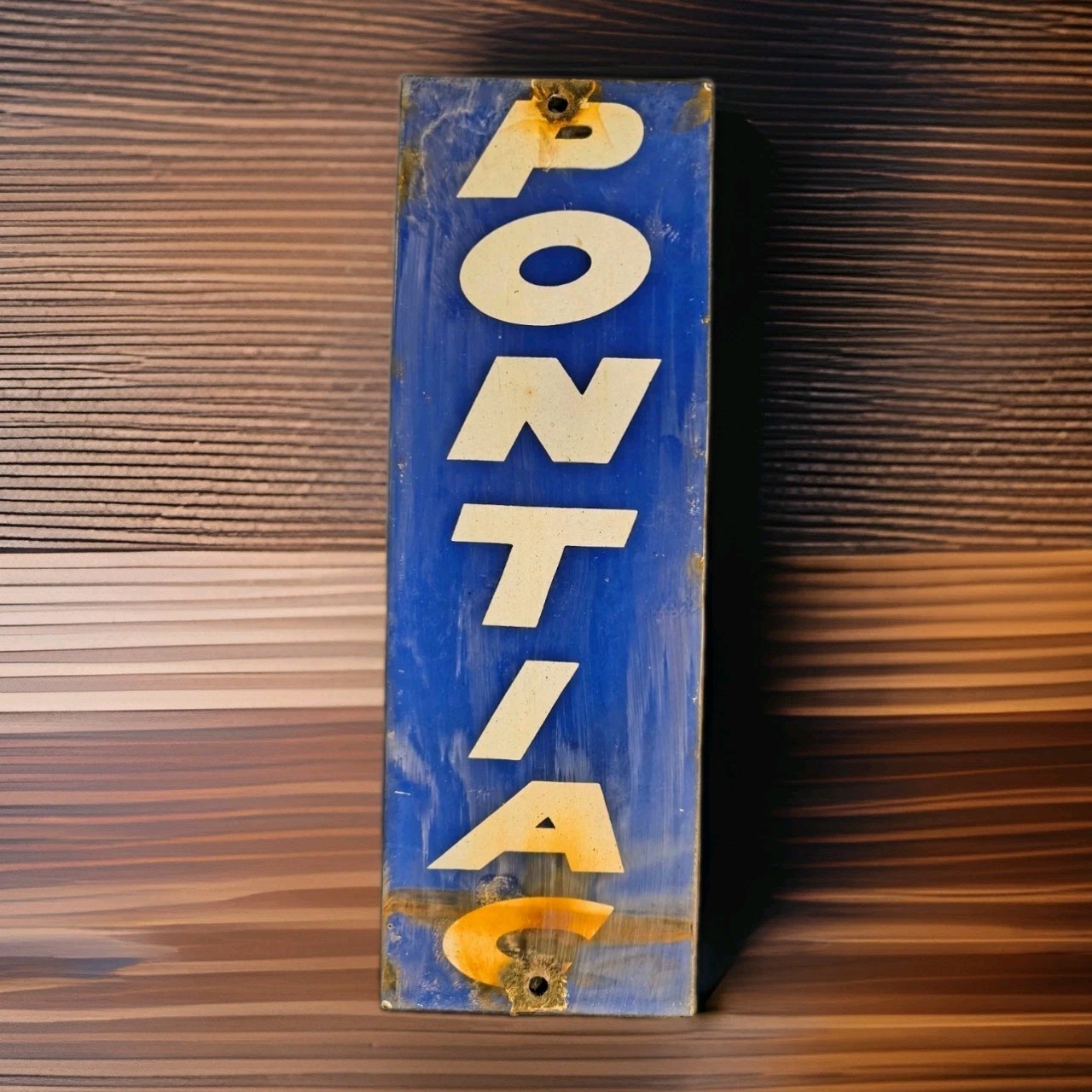 Vintage Pontiac Porcelain Sign General Motors Firebird Trans am Camaro 12\